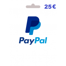  PayPal Giftcard 25 EUR